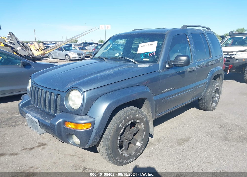 2002 JEEP LIBERTY LIMITED EDITION VIN: 1J4GL58KX2W327668