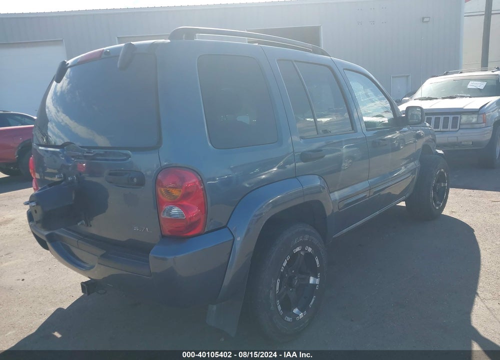 2002 JEEP LIBERTY LIMITED EDITION VIN: 1J4GL58KX2W327668