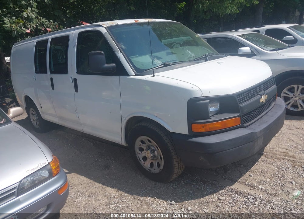 2012 CHEVROLET EXPRESS 1500 WORK VAN VIN: 1GCSGAFX5C1121152