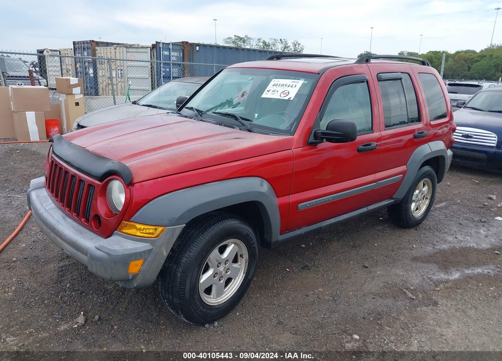 2006 JEEP LIBERTY SPORT VIN: 1J4GK48K96W129473