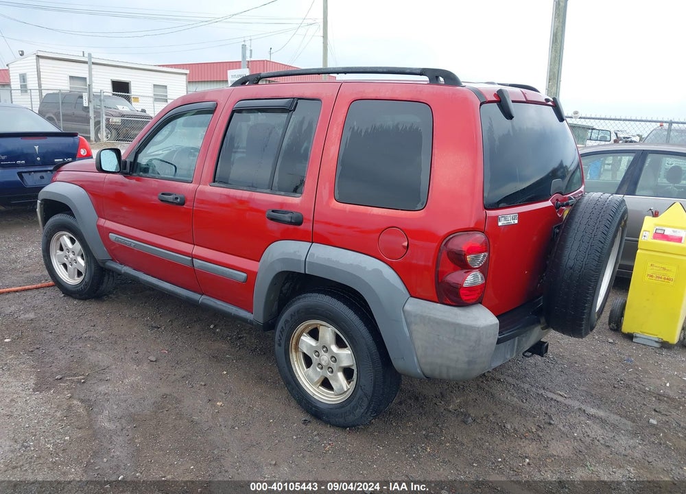 2006 JEEP LIBERTY SPORT VIN: 1J4GK48K96W129473