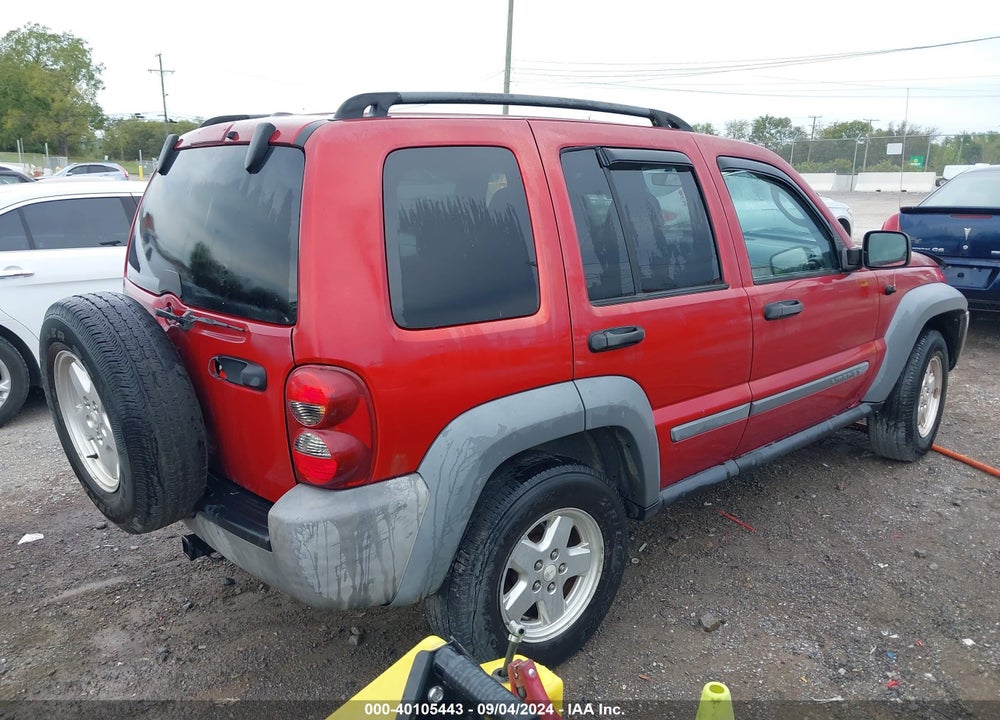 2006 JEEP LIBERTY SPORT VIN: 1J4GK48K96W129473