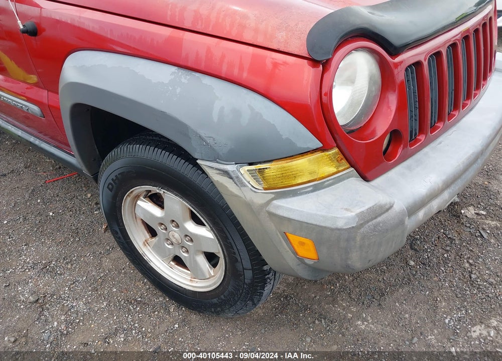 2006 JEEP LIBERTY SPORT VIN: 1J4GK48K96W129473