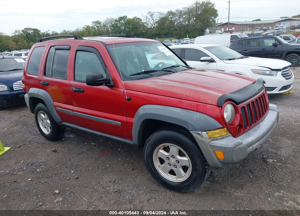 2006 JEEP LIBERTY SPORT VIN: 1J4GK48K96W129473