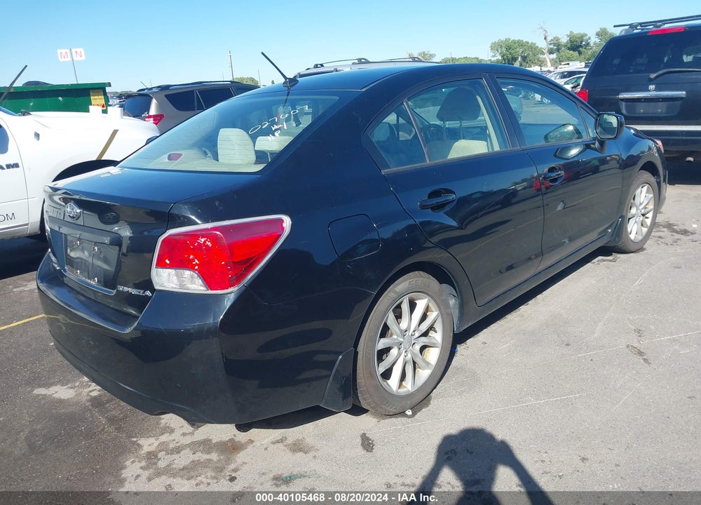2012 SUBARU IMPREZA 2.0I PREMIUM VIN: JF1GJAC62CG027607