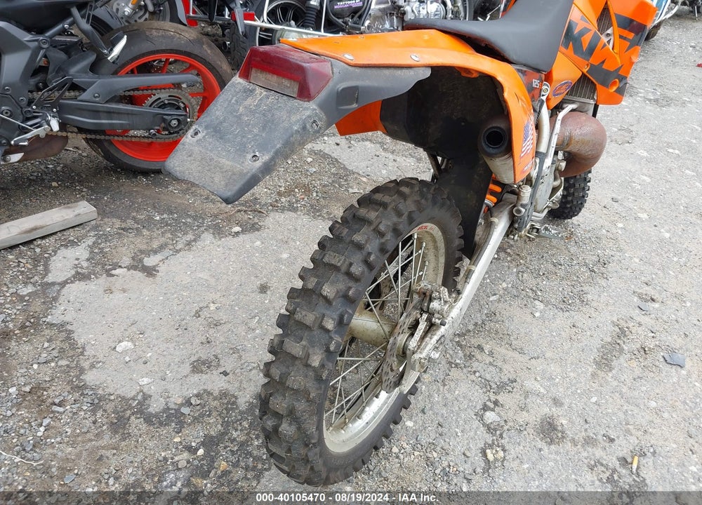 2004 KTM 125 SX VIN: VBKMXH2314M141675