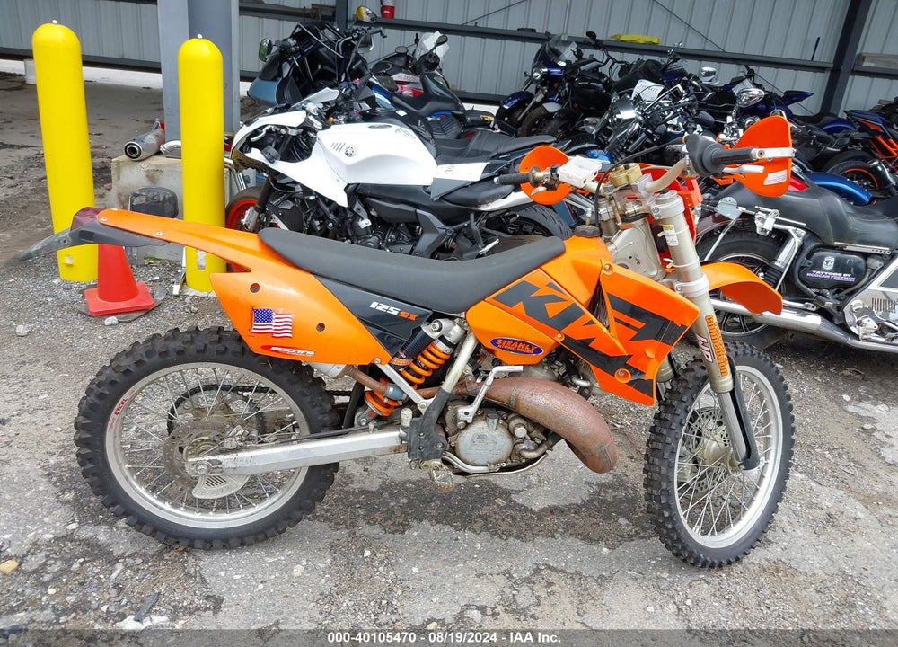 2004 KTM 125 SX VIN: VBKMXH2314M141675