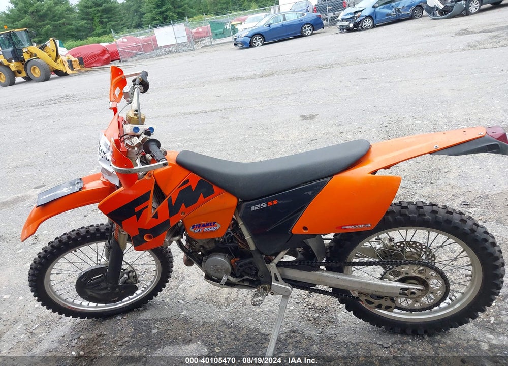 2004 KTM 125 SX VIN: VBKMXH2314M141675