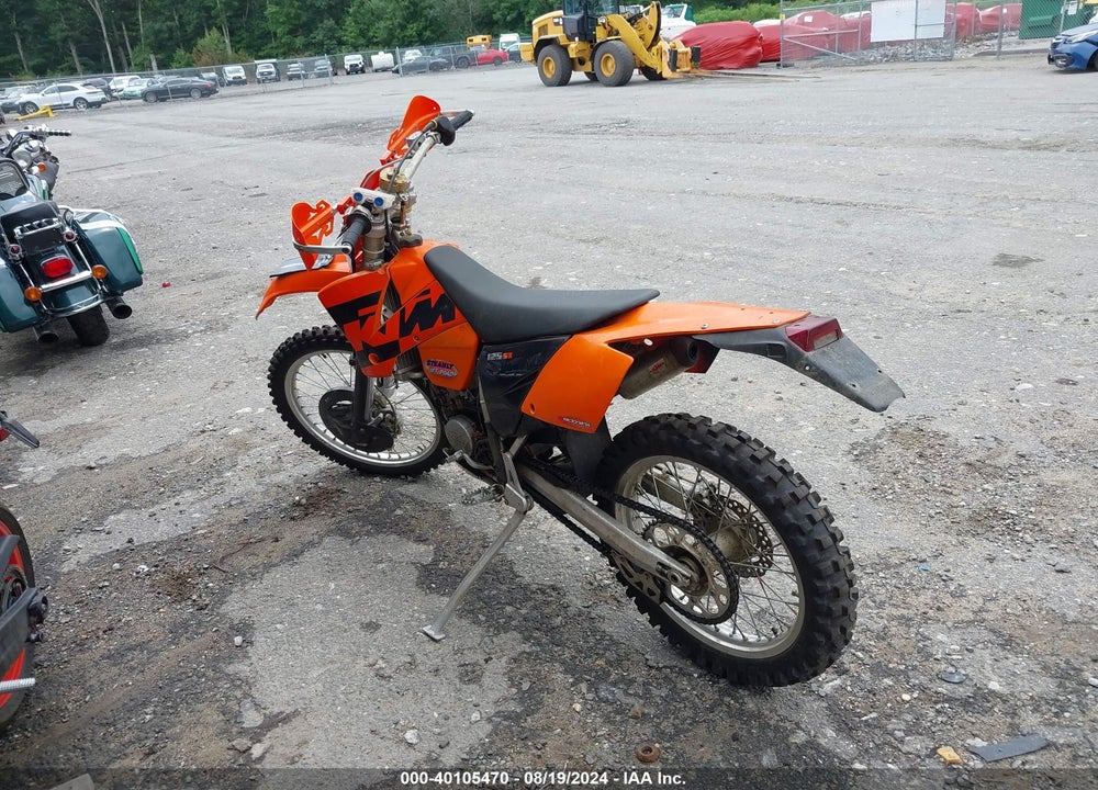 2004 KTM 125 SX VIN: VBKMXH2314M141675