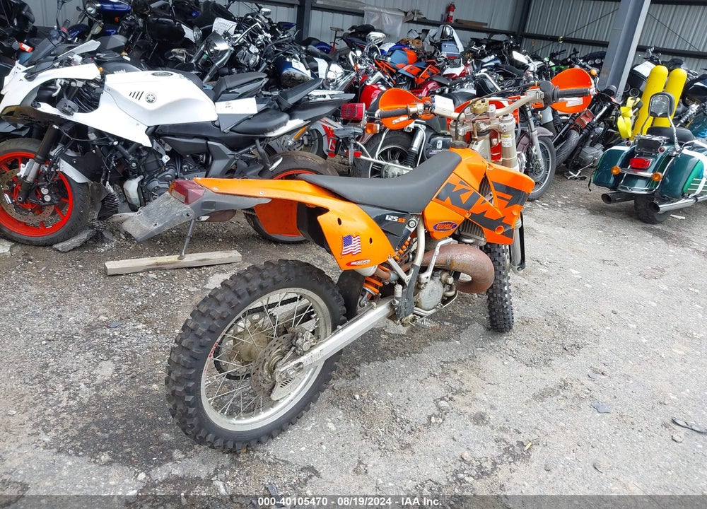 2004 KTM 125 SX VIN: VBKMXH2314M141675