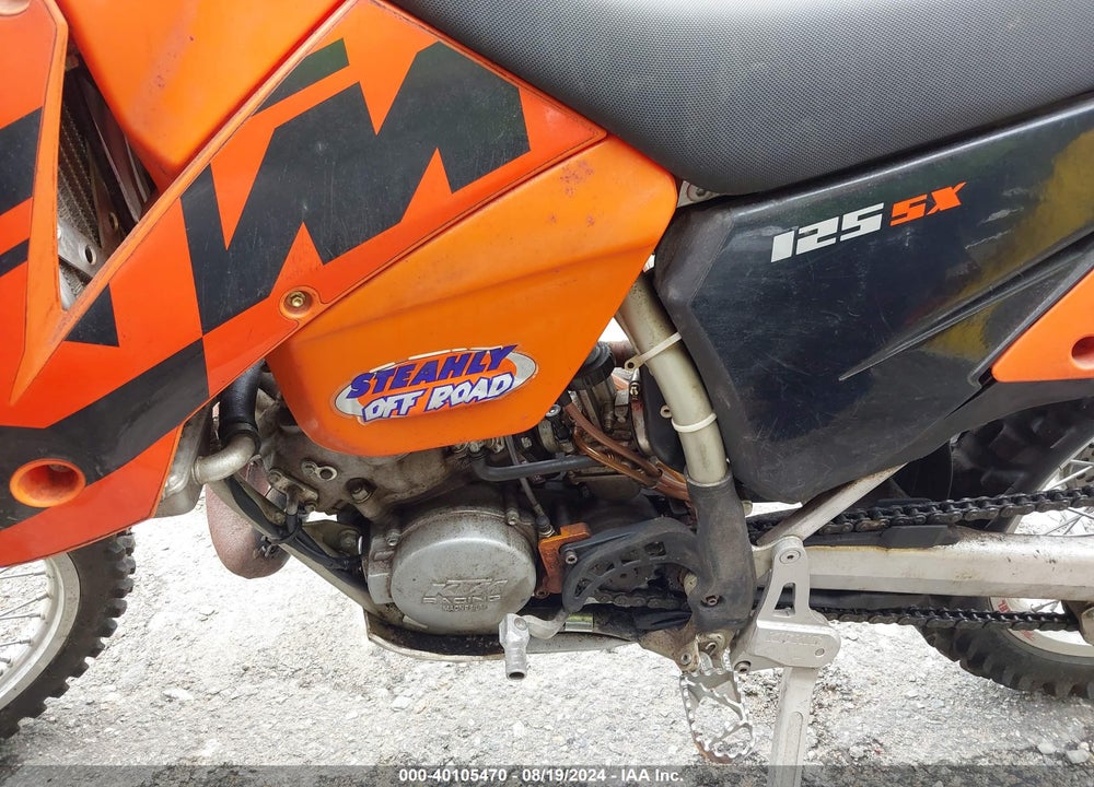 2004 KTM 125 SX VIN: VBKMXH2314M141675