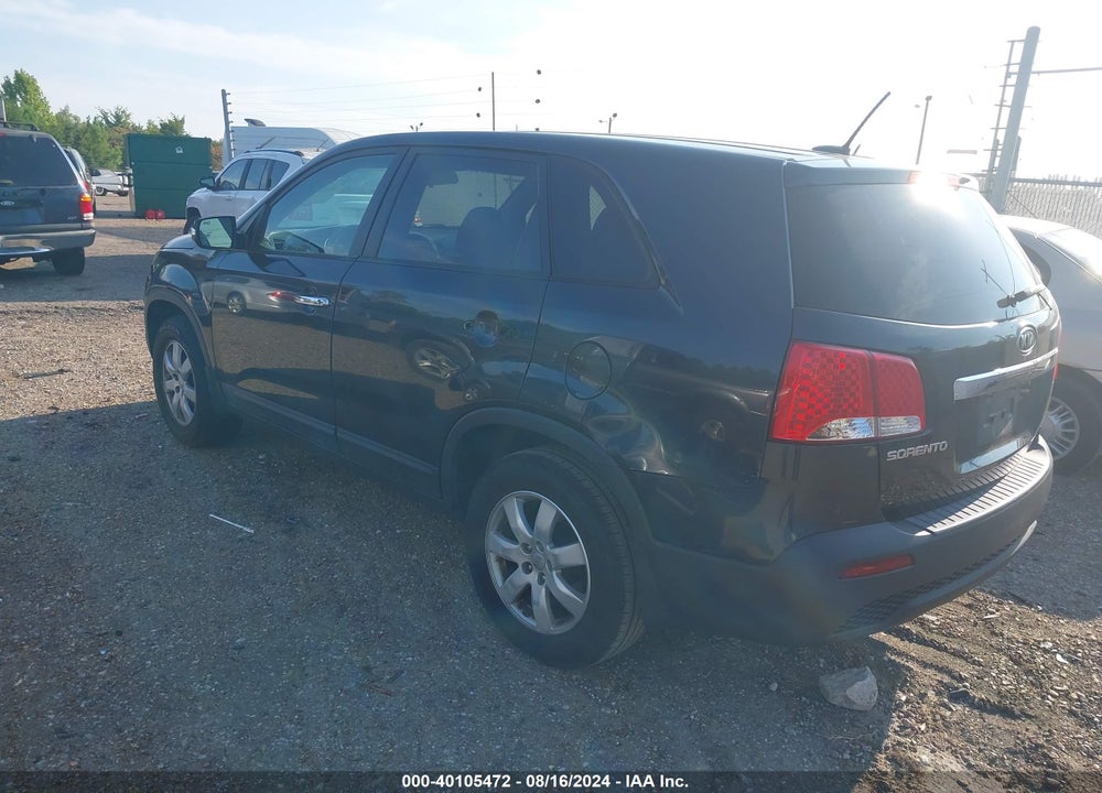 2012 KIA SORENTO LX VIN: 5XYKT3A1XCG290819