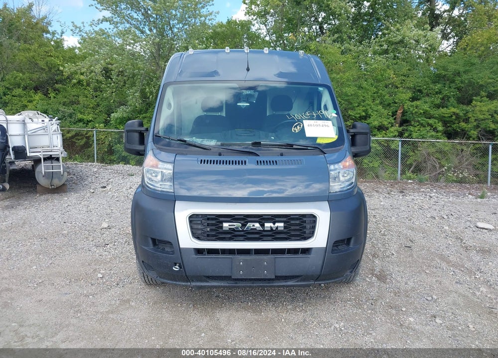 2019 RAM PROMASTER 2500 HIGH ROOF 159 WB VIN: 3C6TRVDG7KE517062