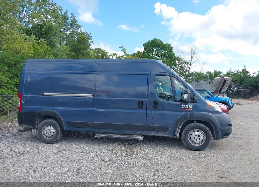 2019 RAM PROMASTER 2500 HIGH ROOF 159 WB VIN: 3C6TRVDG7KE517062