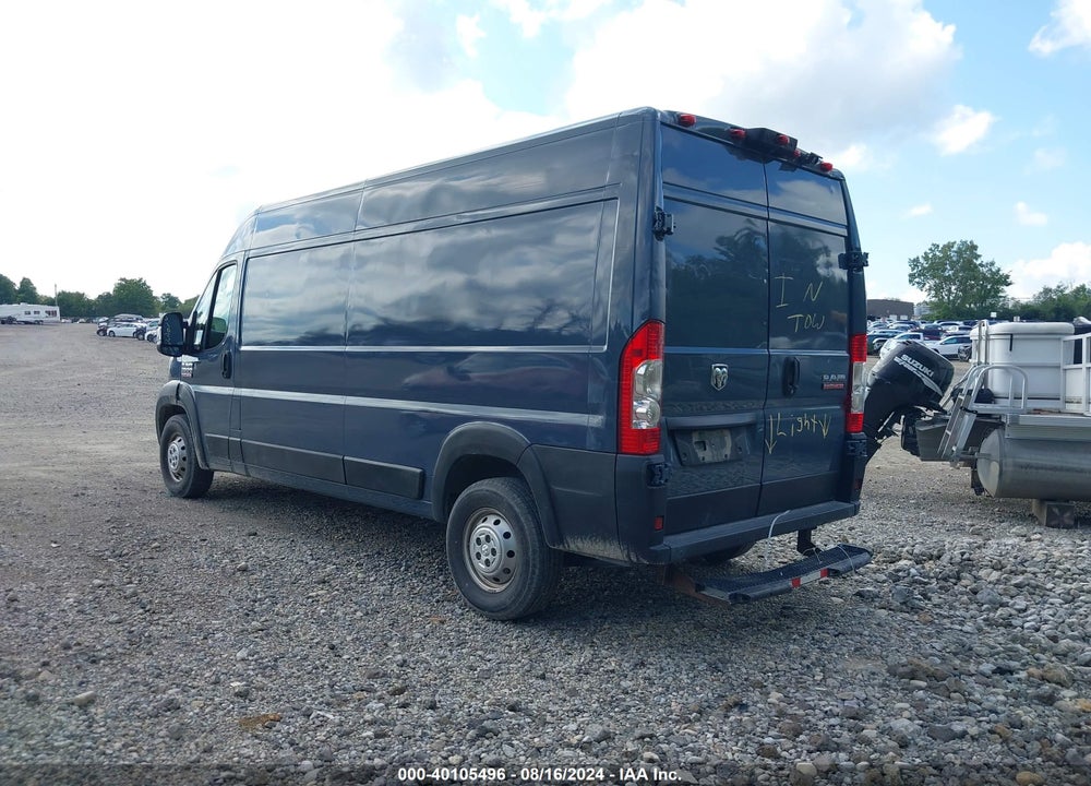 2019 RAM PROMASTER 2500 HIGH ROOF 159 WB VIN: 3C6TRVDG7KE517062