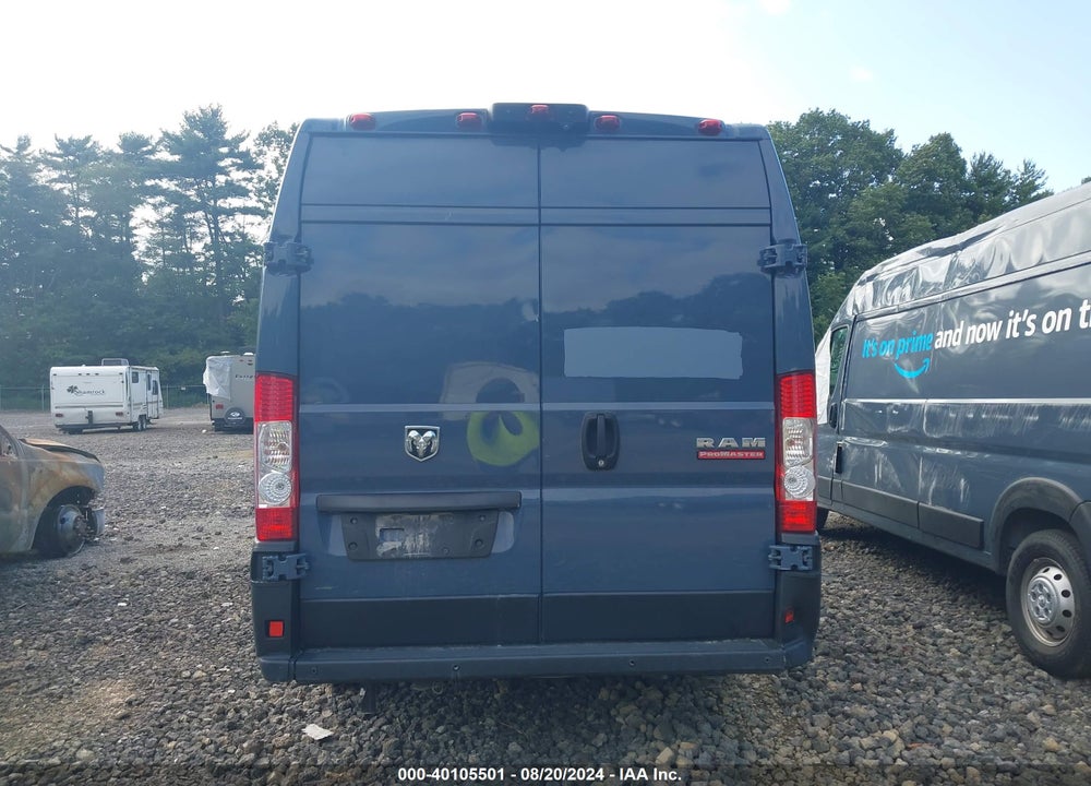 2019 RAM PROMASTER 3500 CARGO VAN HIGH ROOF 159 WB EXT VIN: 3C6URVJGXKE553594