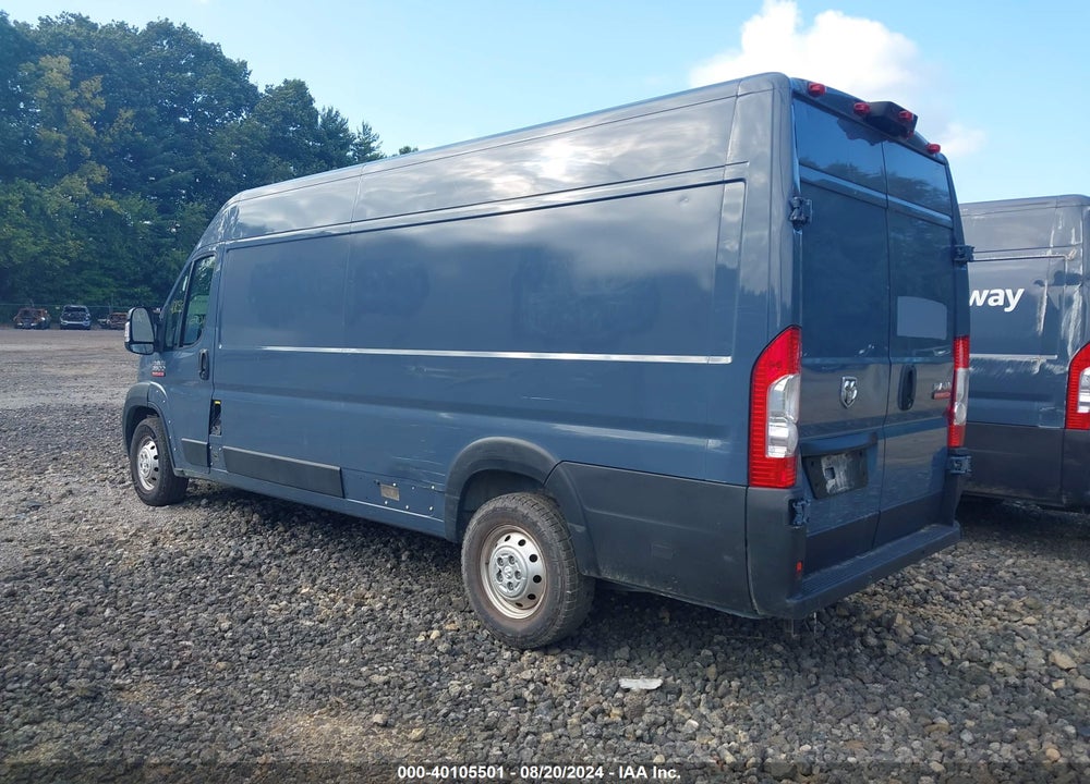 2019 RAM PROMASTER 3500 CARGO VAN HIGH ROOF 159 WB EXT VIN: 3C6URVJGXKE553594
