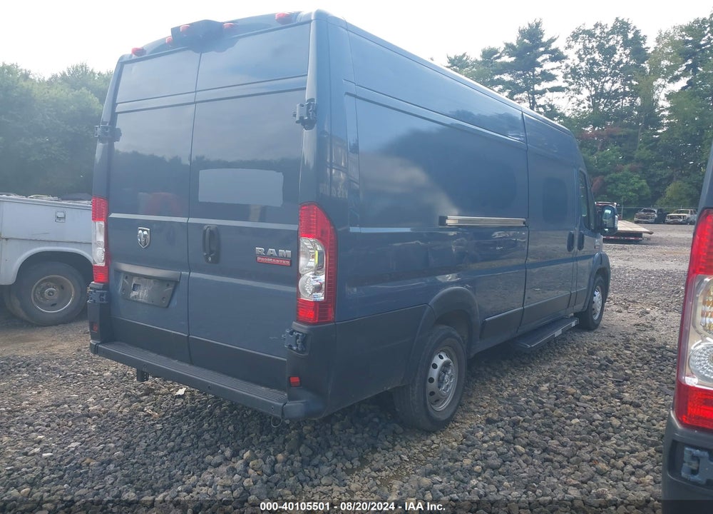 2019 RAM PROMASTER 3500 CARGO VAN HIGH ROOF 159 WB EXT VIN: 3C6URVJGXKE553594