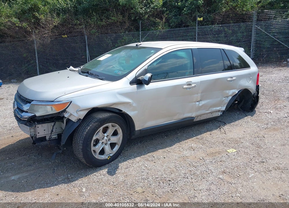 2012 FORD EDGE SEL VIN: 2FMDK3JC2CBA02949
