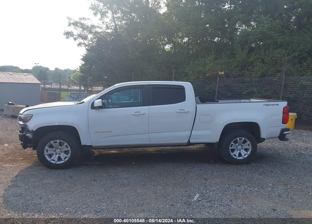 2022 CHEVROLET COLORADO 4WD LONG BOX LT VIN: 1GCGTCEN5N1191492