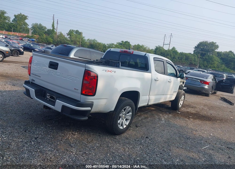 2022 CHEVROLET COLORADO 4WD LONG BOX LT VIN: 1GCGTCEN5N1191492