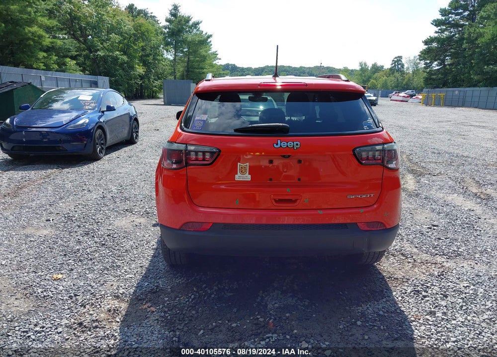 2018 JEEP COMPASS SPORT FWD VIN: 3C4NJCAB2JT105423