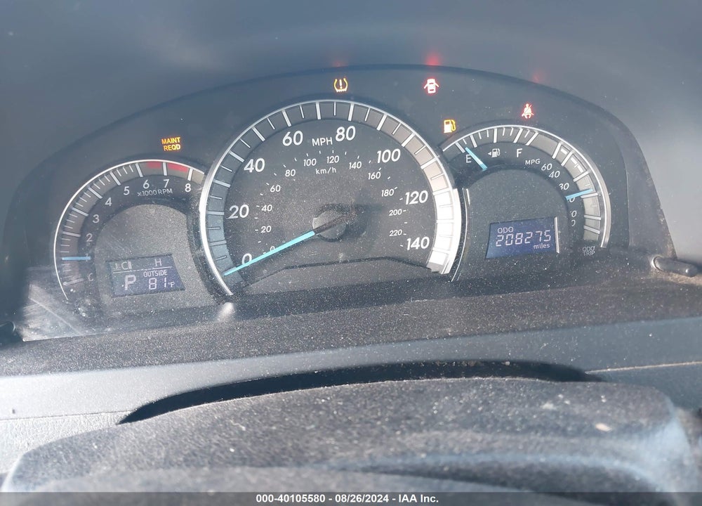 2013 TOYOTA CAMRY SE VIN: 4T1BF1FK2DU646821