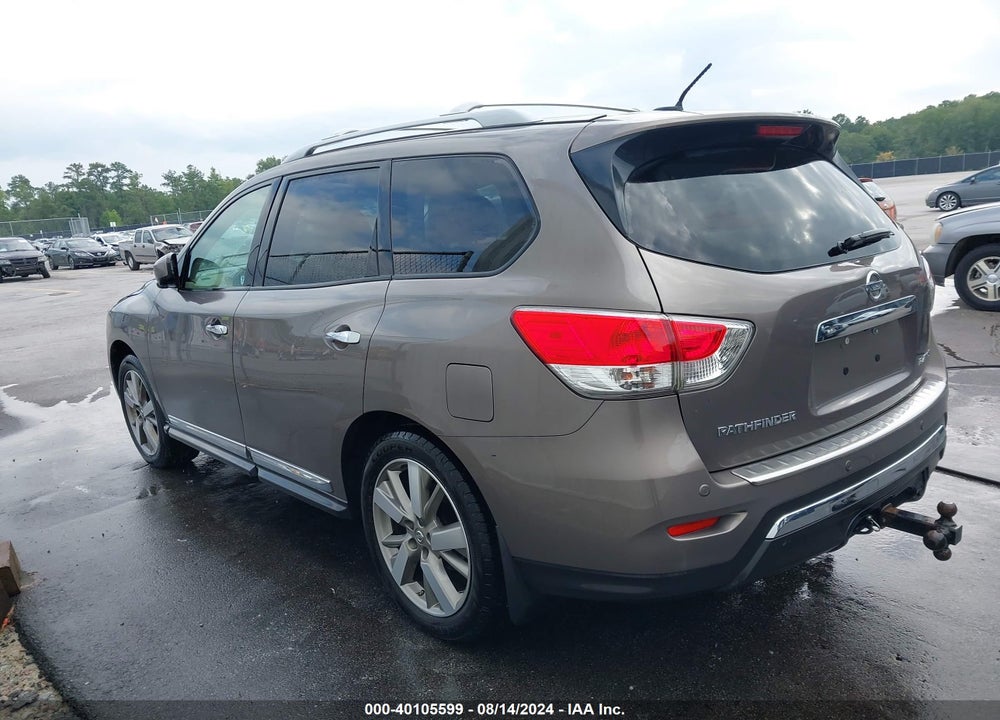 2014 NISSAN PATHFINDER PLATINUM VIN: 5N1AR2MN3EC676648