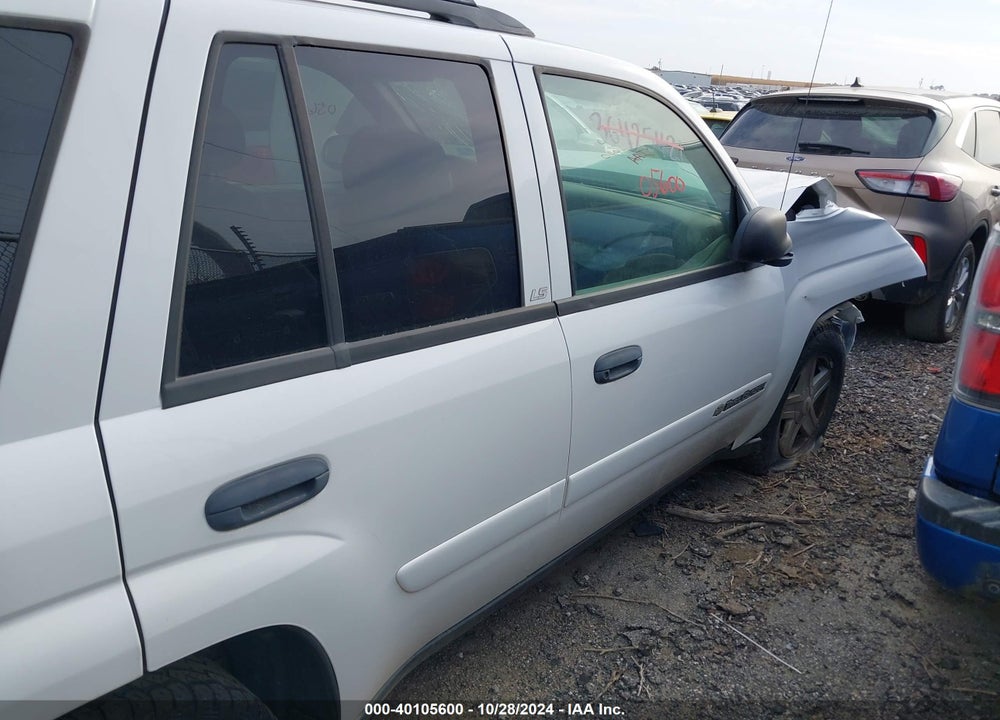 2002 CHEVROLET TRAILBLAZER LS VIN: 1GNDT13SX22478629