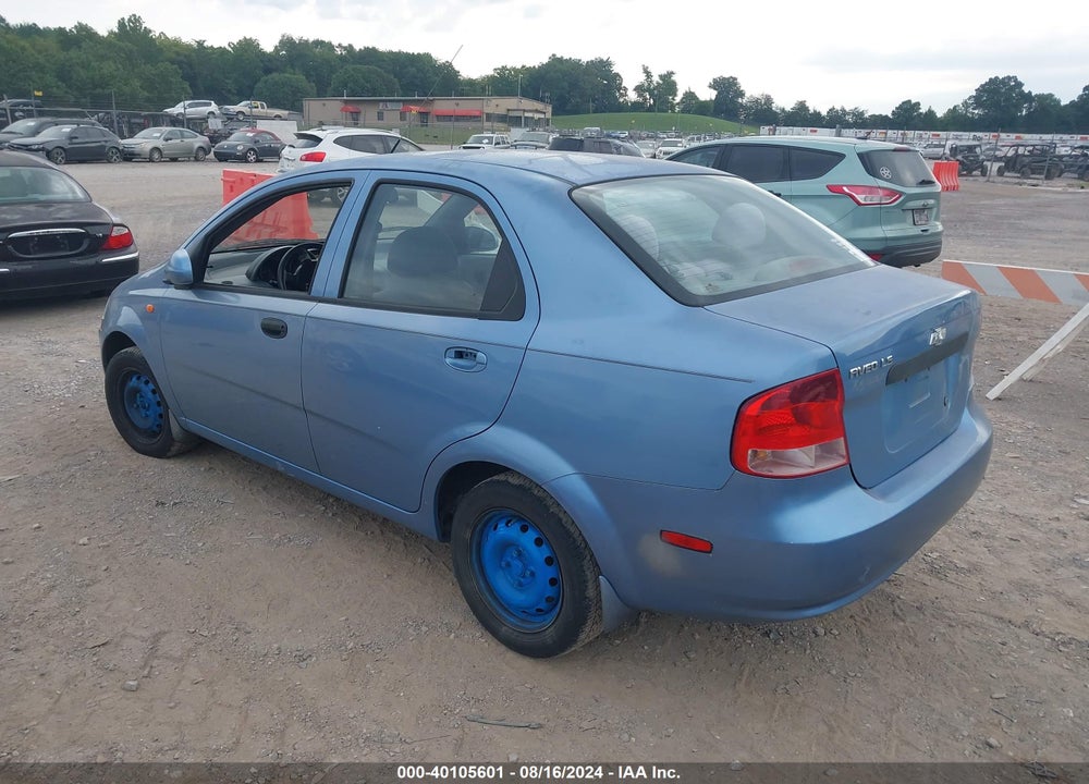 2004 CHEVROLET AVEO LS VIN: KL1TJ52684B149461