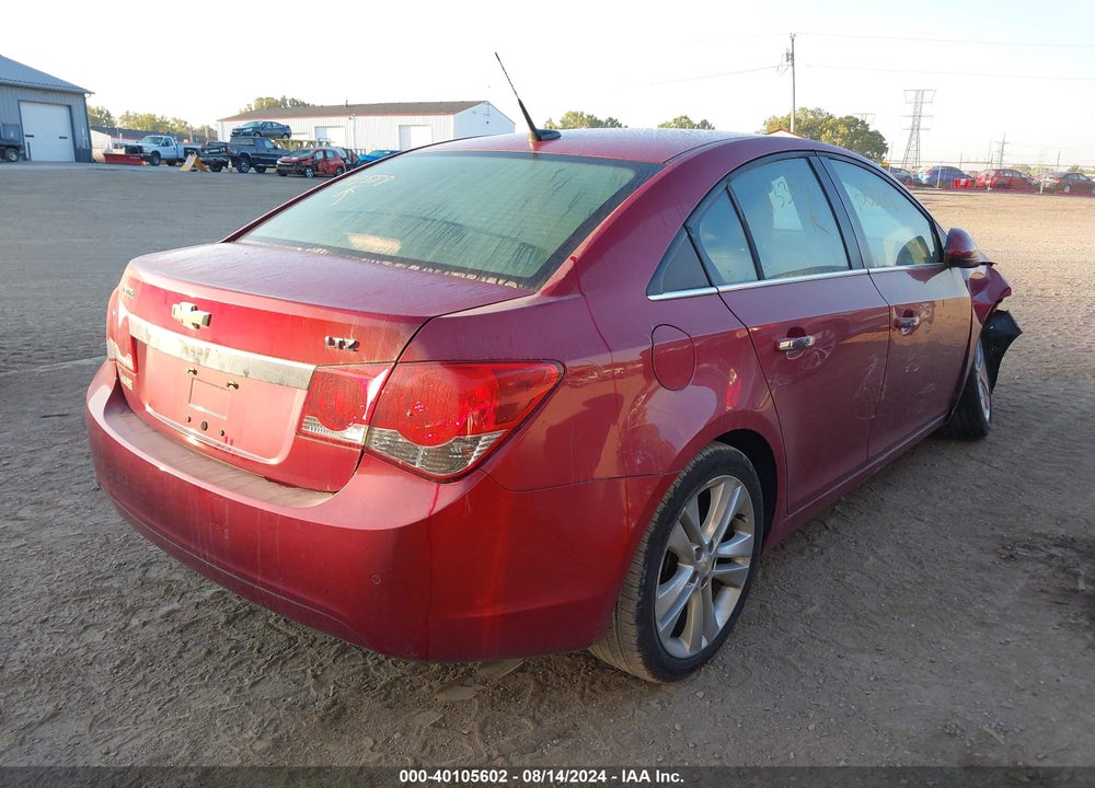 2011 CHEVROLET CRUZE LTZ VIN: 1G1PH5S98B7133558