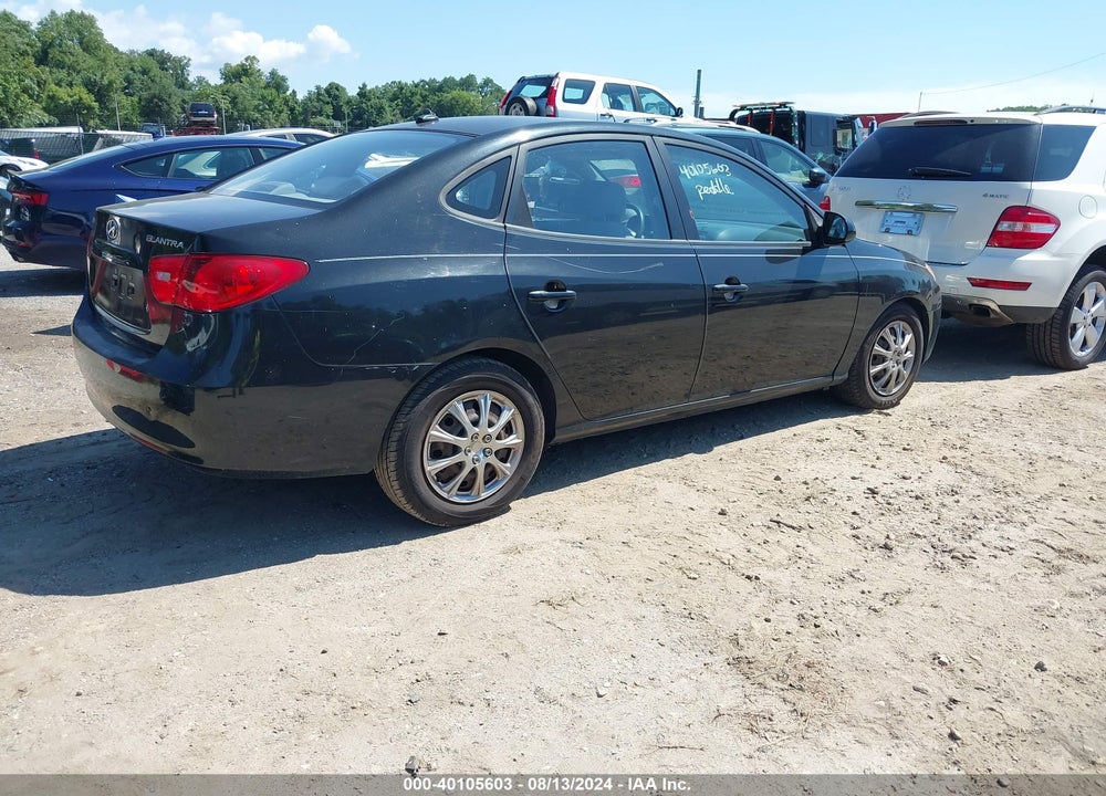 2008 HYUNDAI ELANTRA GLS/SE VIN: KMHDU46D18U280972