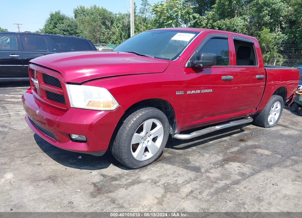 2012 RAM 1500 ST VIN: 1C6RD7KT1CS196042