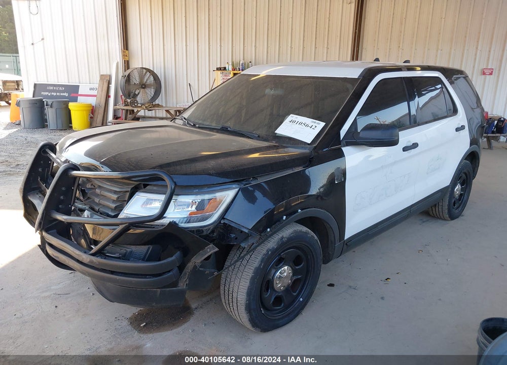 2018 FORD POLICE INTERCEPTOR UTILITY VIN: 1FM5K8AR8JGA83791