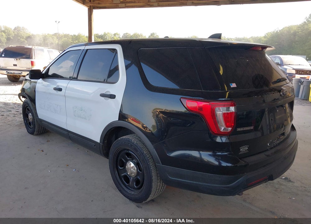 2018 FORD POLICE INTERCEPTOR UTILITY VIN: 1FM5K8AR8JGA83791