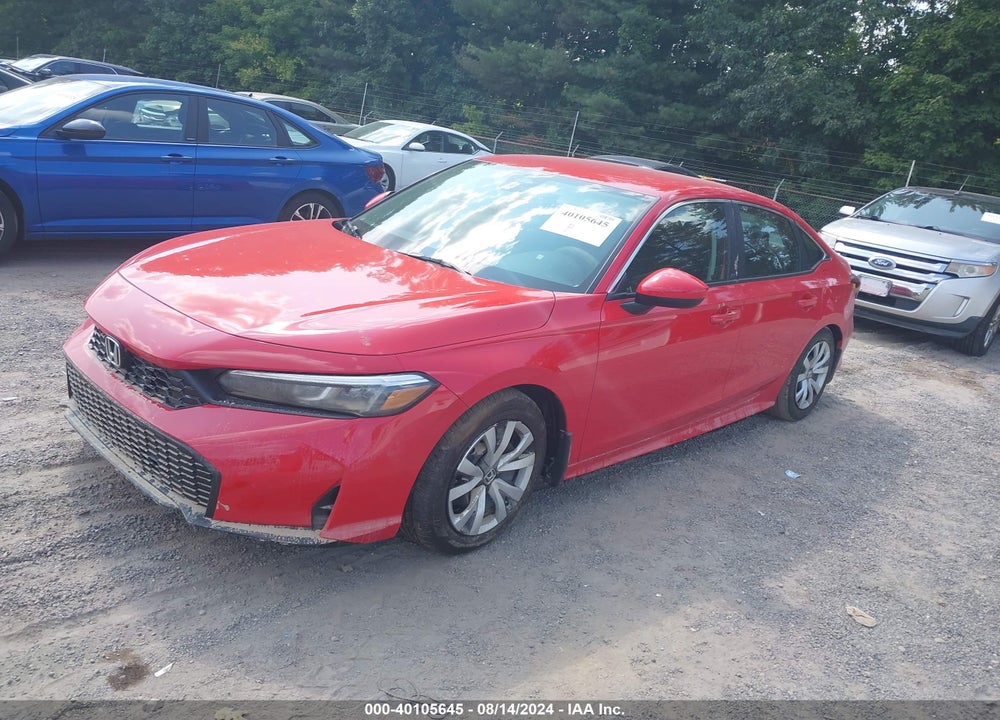 2025 HONDA CIVIC LX VIN: 2HGFE2F26SH500776