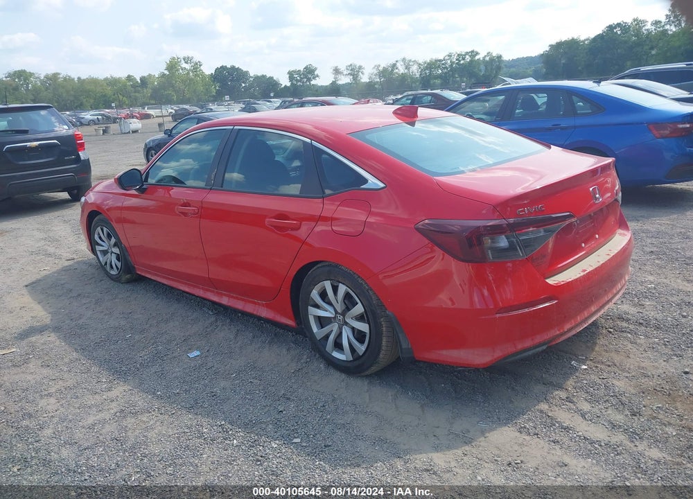 2025 HONDA CIVIC LX VIN: 2HGFE2F26SH500776