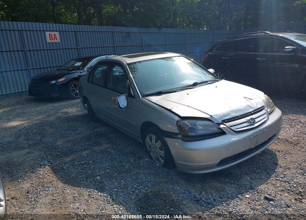 2003 HONDA CIVIC EX VIN: 2HGES26803H577718