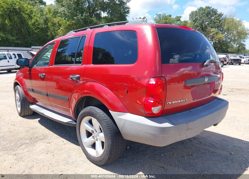 2007 DODGE DURANGO VIN: 1D8HD38P47F560820