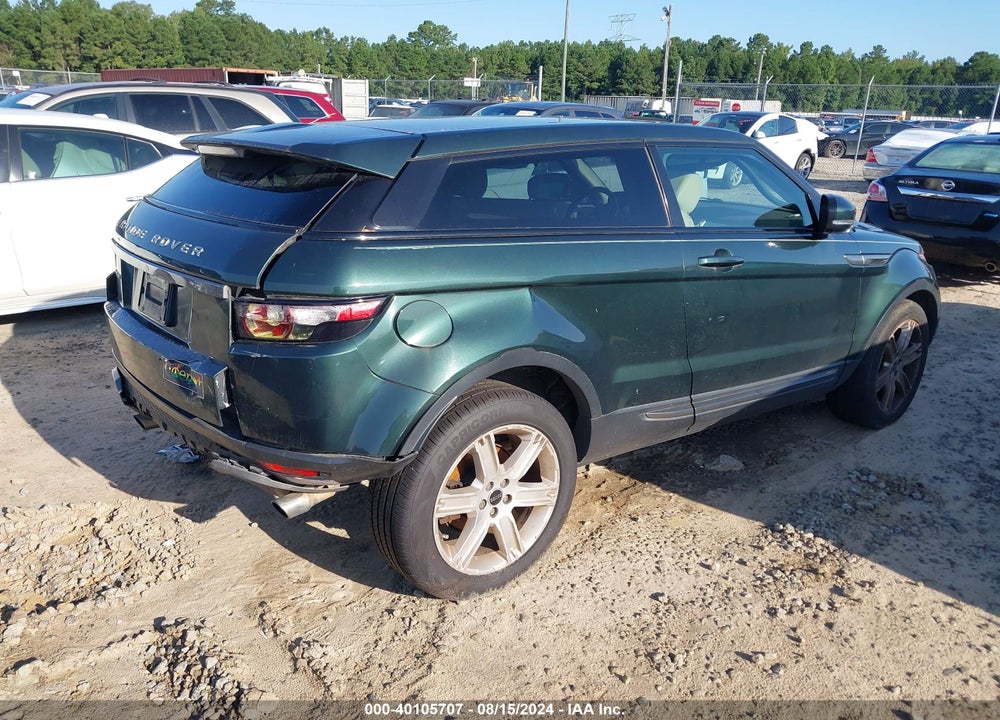 2012 LAND ROVER RANGE ROVER EVOQUE PURE PLUS VIN: SALVP1BG7CH612065
