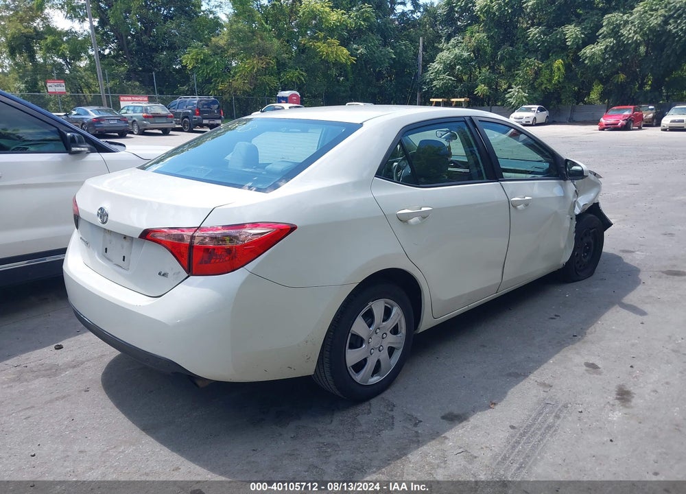2017 TOYOTA COROLLA LE VIN: 5YFBURHE9HP720223
