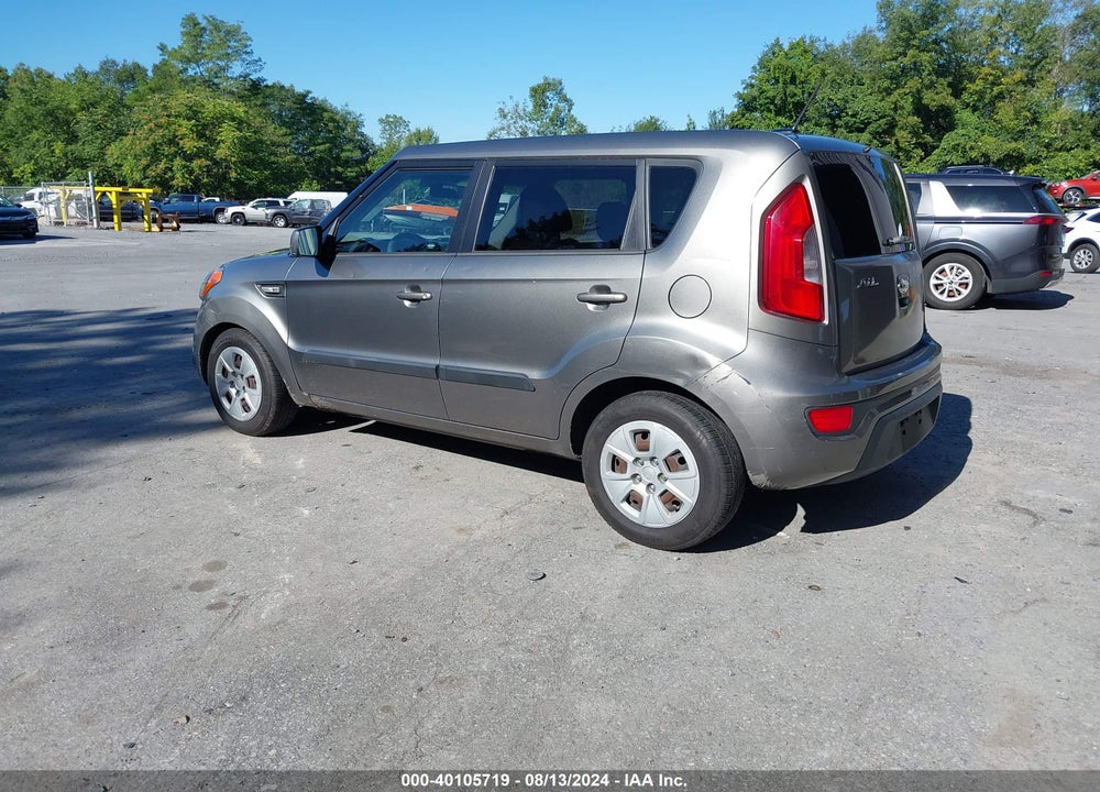 2013 KIA SOUL VIN: KNDJT2A5XD7493832