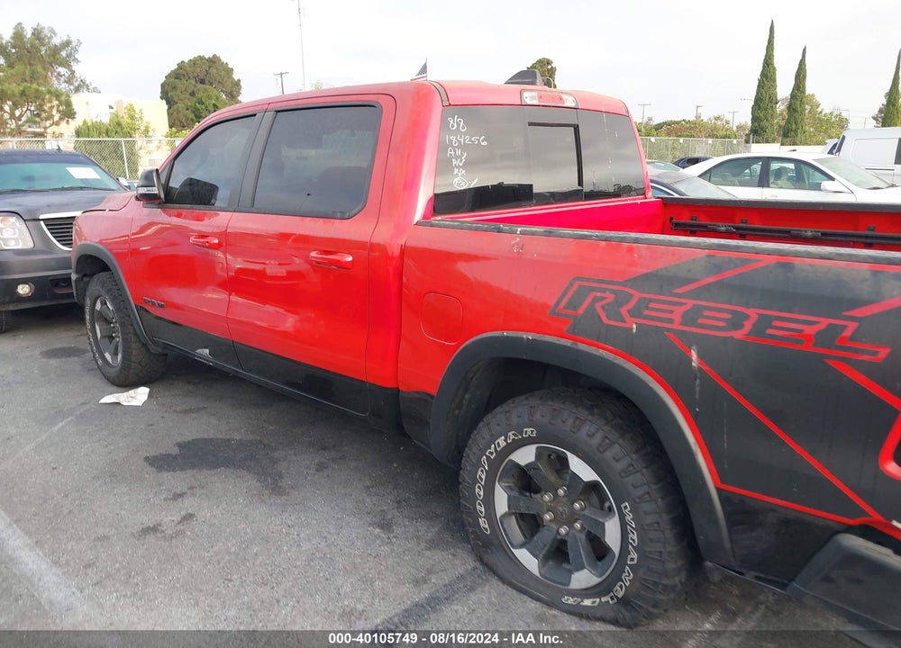 2022 RAM 1500 REBEL 4X4 5'7 BOX VIN: 1C6SRFLT8NN184256