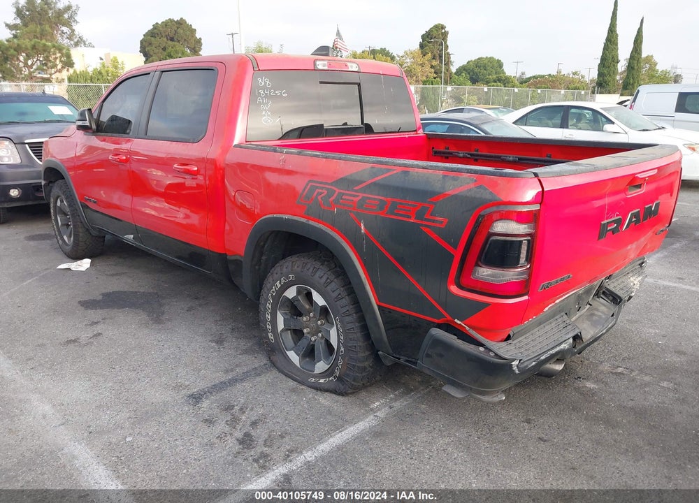 2022 RAM 1500 REBEL 4X4 5'7 BOX VIN: 1C6SRFLT8NN184256