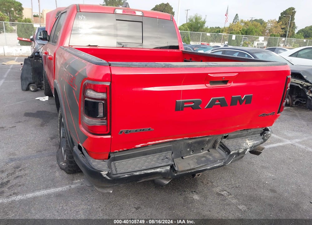 2022 RAM 1500 REBEL 4X4 5'7 BOX VIN: 1C6SRFLT8NN184256
