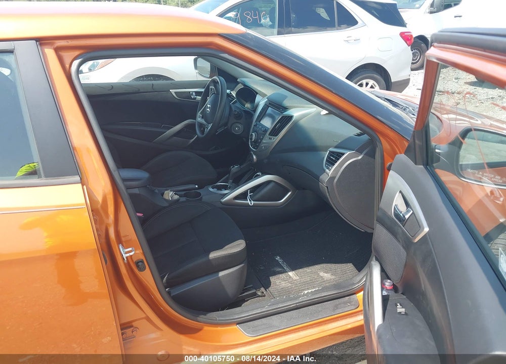 2013 HYUNDAI VELOSTER BASE W/BLACK VIN: KMHTC6AD4DU097075