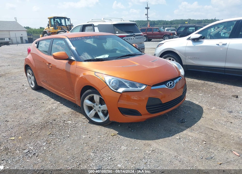 2013 HYUNDAI VELOSTER BASE W/BLACK VIN: KMHTC6AD4DU097075