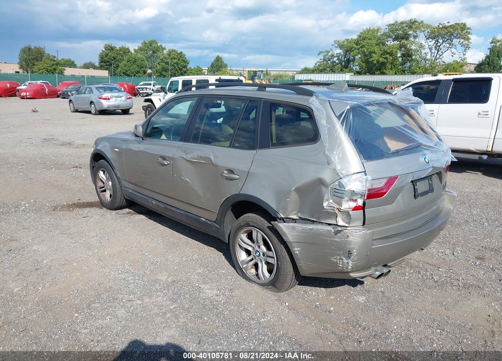 2007 BMW X3 3.0SI VIN: WBXPC93457WF29336