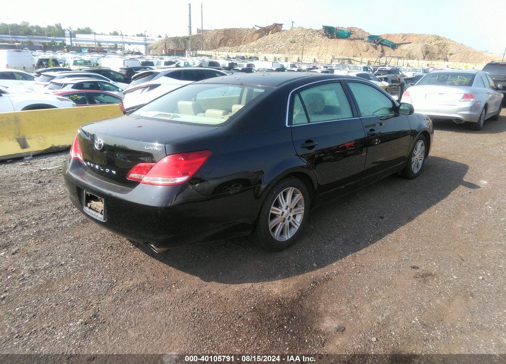 2007 TOYOTA AVALON LIMITED VIN: 4T1BK36B47U229146