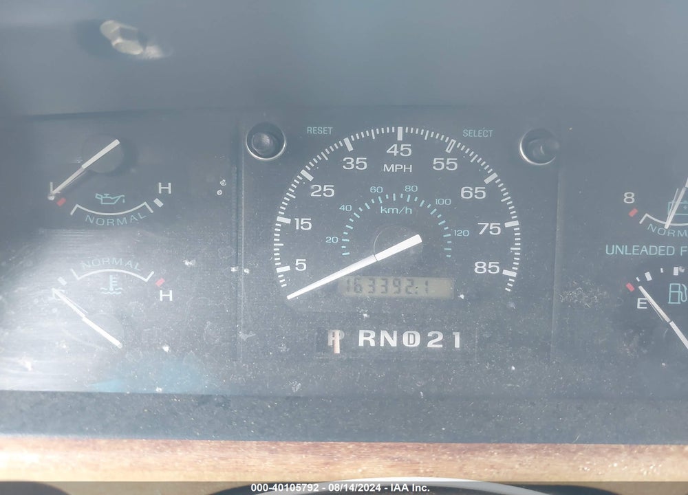 1995 FORD ECONOLINE E150 VAN VIN: 1FDEE14H2SHA38987